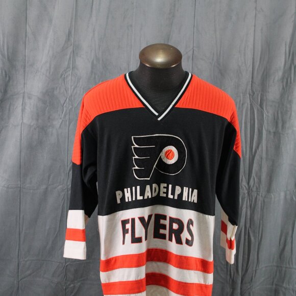 Philadelphia Flyers Sweater (VTG) - 3/4 Sleeve by Starter - Men's Large - Picture 1 of 7